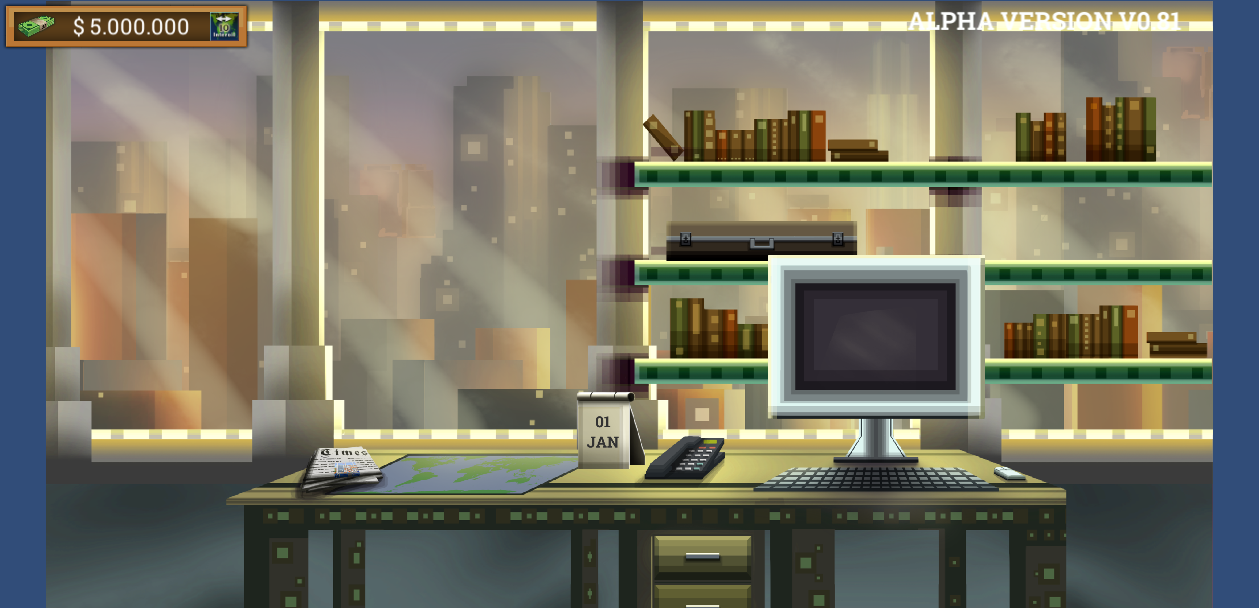 Headquarters — manage your oil empire from your office